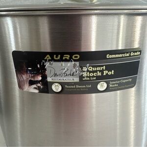 Silver Stock Pot with Lid